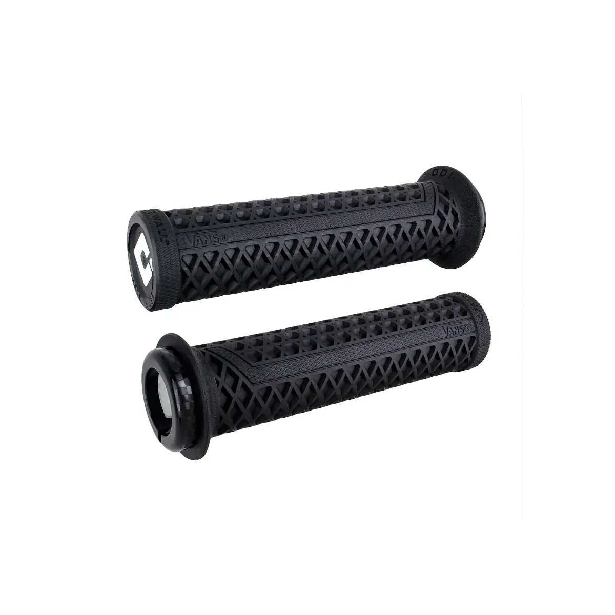 ODI Vans V2.1 Lock-On Grips Black/Black Finish Clamps